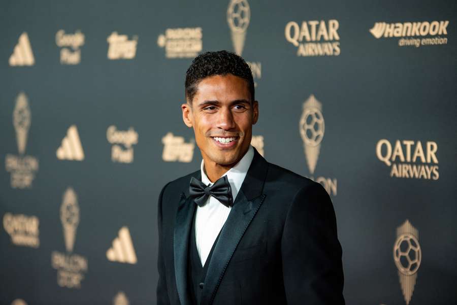 Varane, en la gala del Balón de Oro
