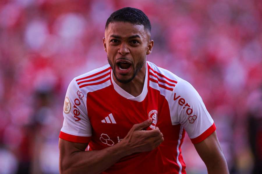 Wanderson durante sua passagem pelo Internacional