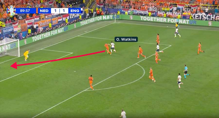 Ollie Watkins produced an exemplary forward run to score the winner against the Netherlands