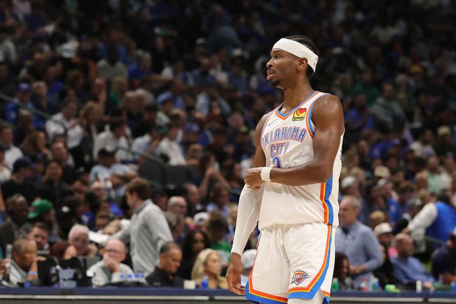 The Oklahoma City Thunder won their sixth straight game to start the NBA season. The Oklahoma City Thunder won their sixth straight game to start the NBA season.