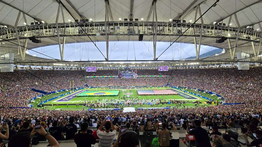 O Maracanã antes do jogo O Maracanã antes do jogo