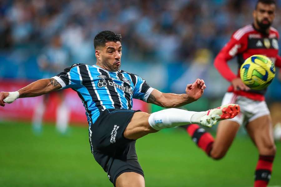 Suárez passou em branco contra o Flamengo, na Copa do Brasil