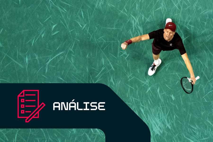 Sinner comemora a vitória em Paris