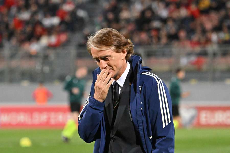 Itália, de Mancini, foi eliminada pela Espanha e está fora da final da Liga das Nações