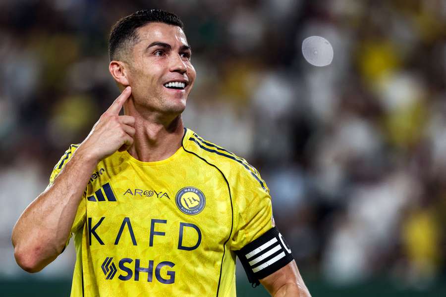 Cristiano Ronaldo tem três gols no Sauditão