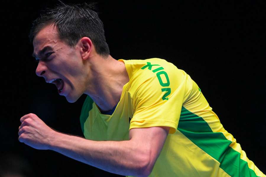 Hugo Calderano escreveu uma página histórica do desporto brasileiro Hugo Calderano escreveu uma página histórica do desporto brasileiro