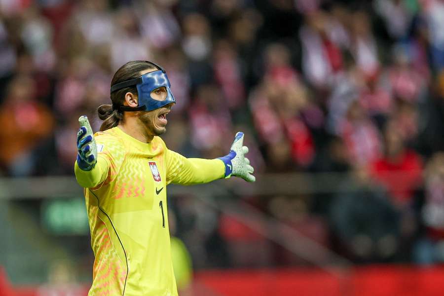 Polish keeper Kamil Grabara can be thrown off balance 