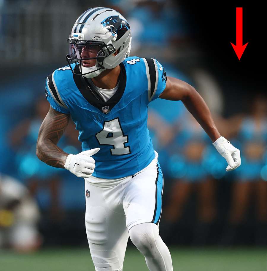 Panthers WR Tetairoa McMillan Panthers WR Tetairoa McMillan