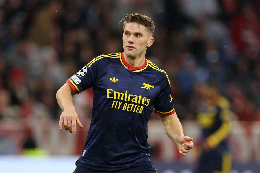 Arsenal striker Viktor Gyokeres. Arsenal striker Viktor Gyokeres.