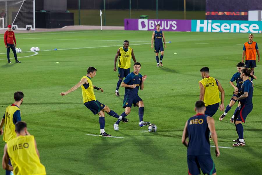 Jogadores vão afinar os últimos pormenores antes do embate dos oitavos de final