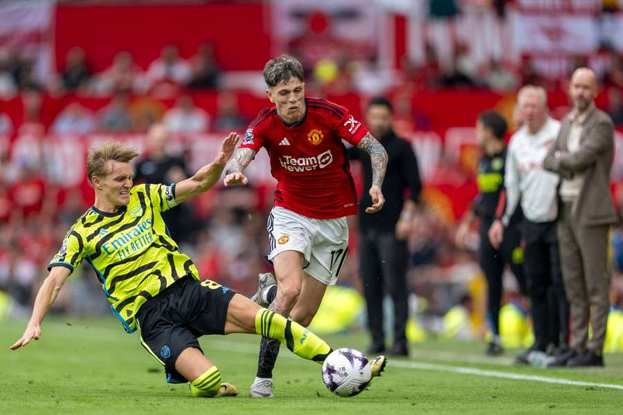 Arsenal venceu United por 1 a 0 em maio, pela Premier League 2023/24