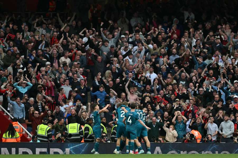 Bournemouth venceu pela primeira vez em casa do Arsenal