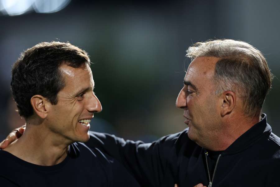 Reencontro entre Sérgio Ferreira e Carlos Carvalhal Reencontro entre Sérgio Ferreira e Carlos Carvalhal