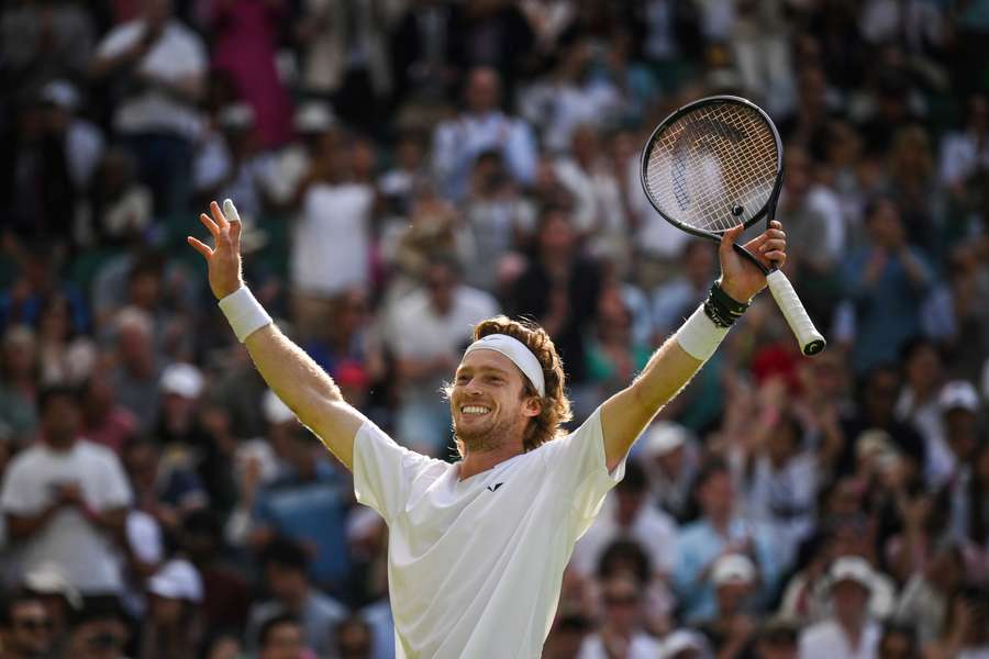 Andrey Rublev held his nerve to beat Alexander Bublik in a five-set thriller