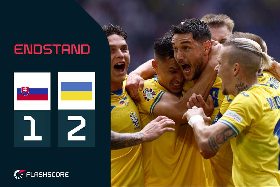 Mit einem wunderschönen Treffer fixierte Roman Yaremchuk den ersten ukrainischen Sieg bei der EURO.