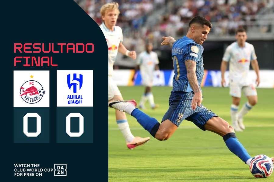 João Cancelo foi um dos mais rematadores do Al Hilal
