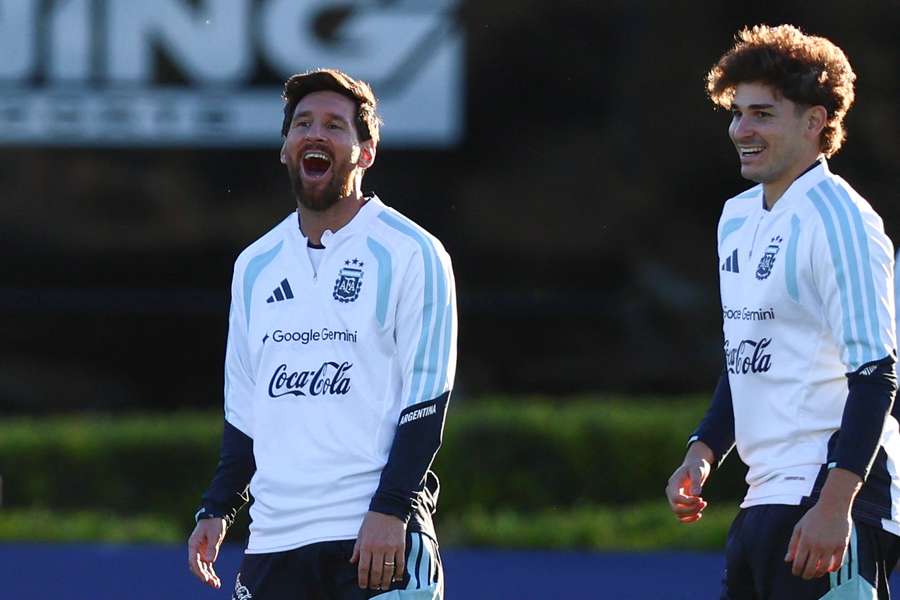 Messi na svojom poslednom tréningu za Argentínu. Messi na svojom poslednom tréningu za Argentínu.