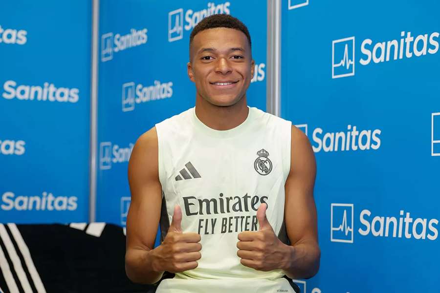 Kylian Mbappé de regresso ao trabalho