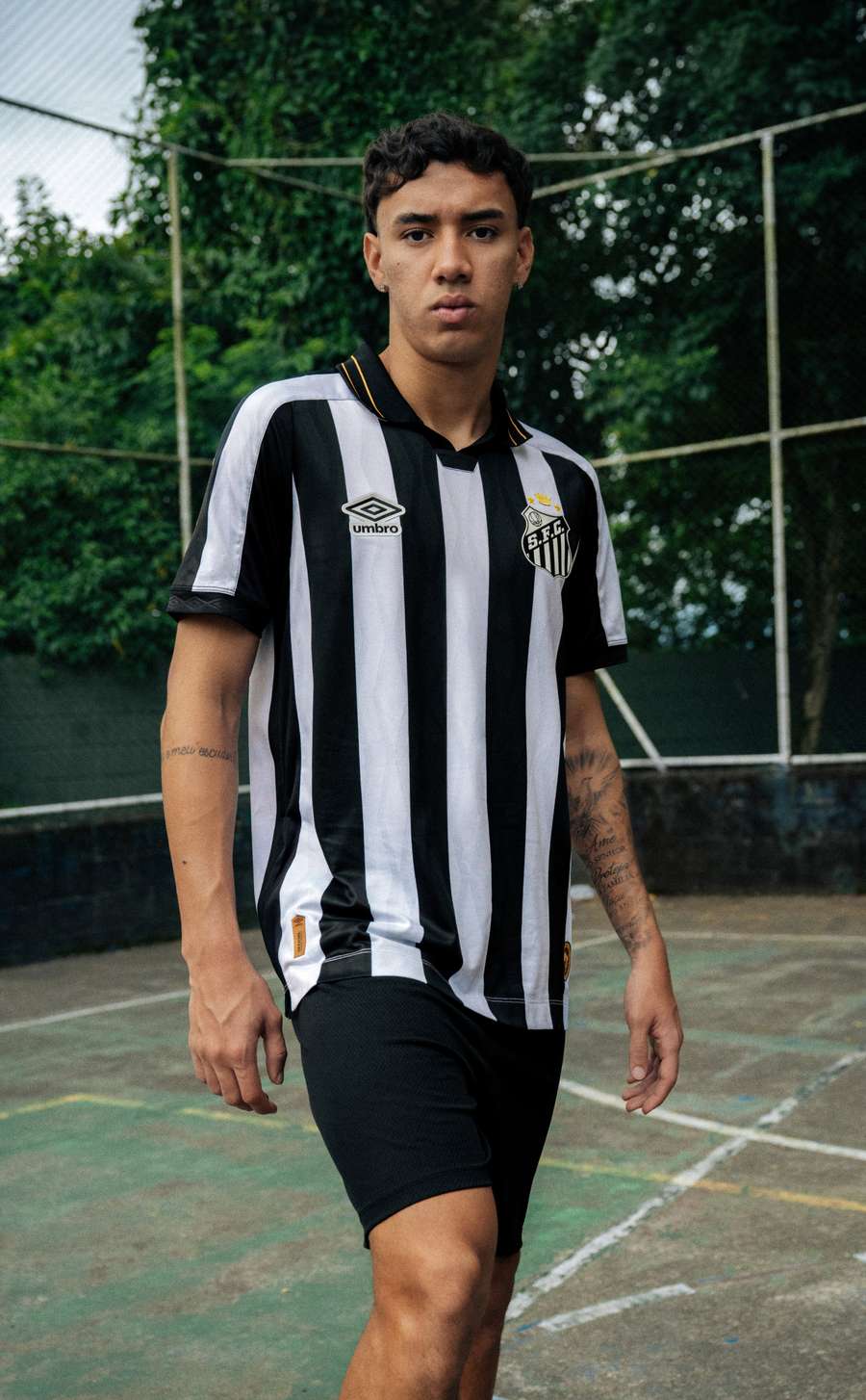 Detalhes da nova camisa do Santos