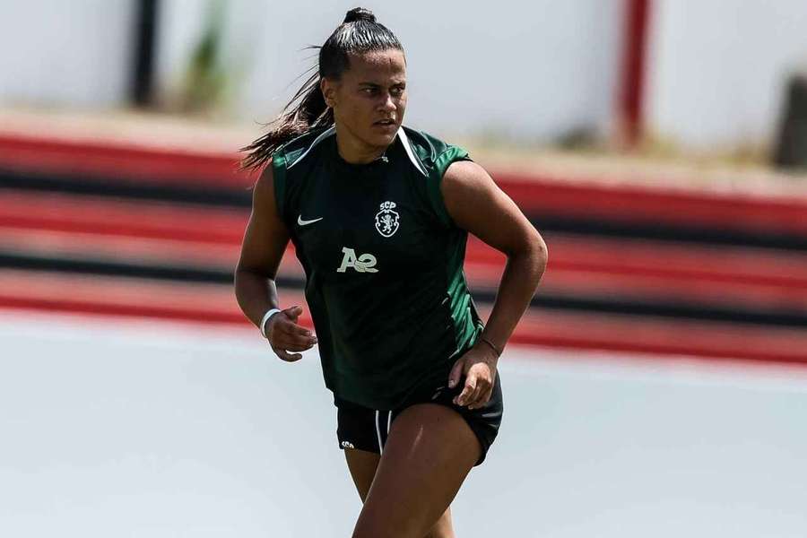 Ana Dias, avançada do Sporting Ana Dias, avançada do Sporting