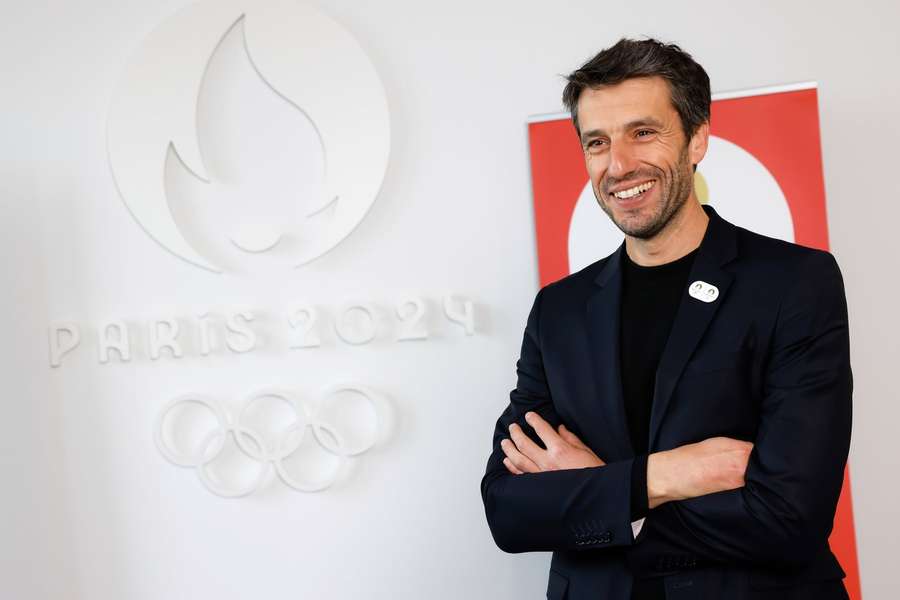 Tony Estanguet, le président du comite d'organisation des Jeux olympiques de Paris 2024. 