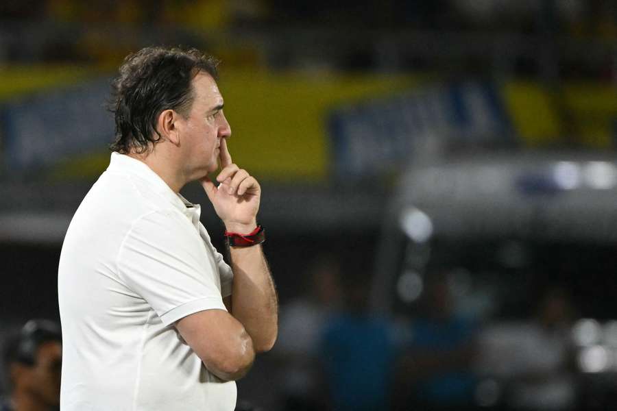 Néstor Lorenzo, en el duelo entre Colombia y Paraguay.