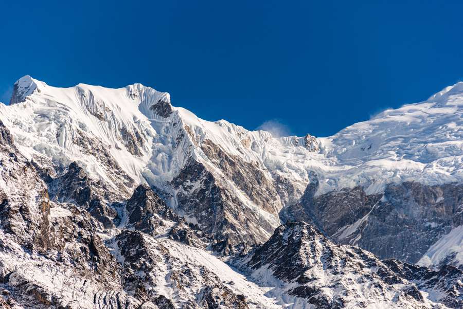 La montaña Langtang Lirung