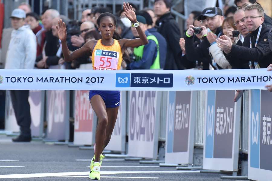 Chepchirchir foi campeã da Maratona de Tóquio em 2017