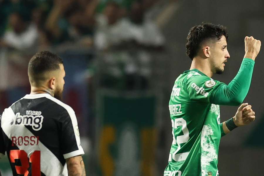 Piquerez abriu o placar para o Verdão contra o Vasco