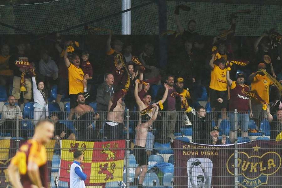 Dukla slaví druhé vítězství v Chance Národní Lize v řadě.