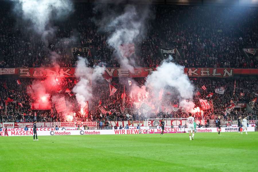 Köln-Fans protestierten im Februar gegen die DFL