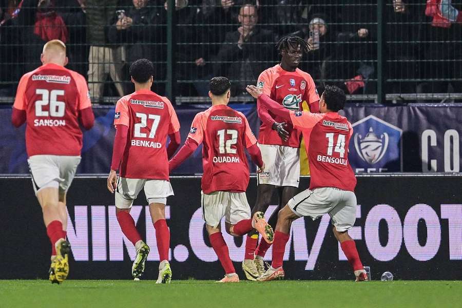 Les Rouennais en Coupe de France cette saison. 