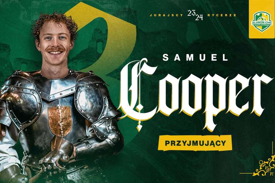 Nadzieja kanadyjskiej siatkówki, Samuel Cooper przyjmującym Aluron CMC Warty Zawiercie