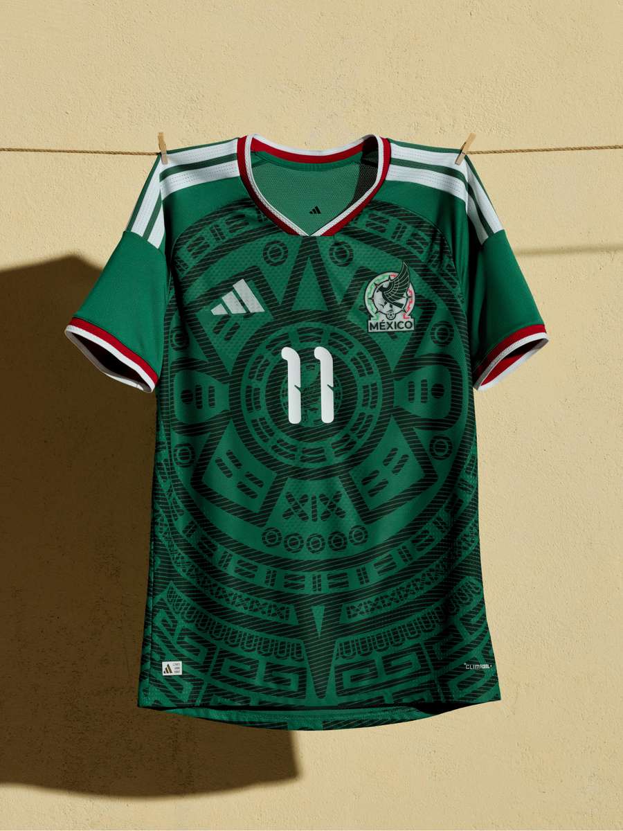 Camisa 1 mexicana para a Copa