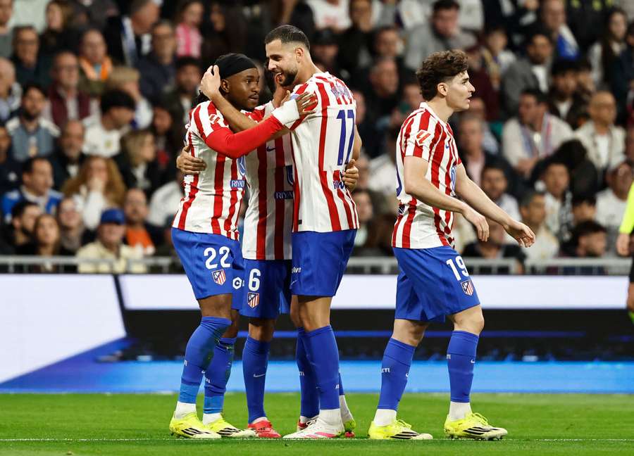 Ademola Lookman gives his Atleti side the lead Ademola Lookman gives his Atleti side the lead