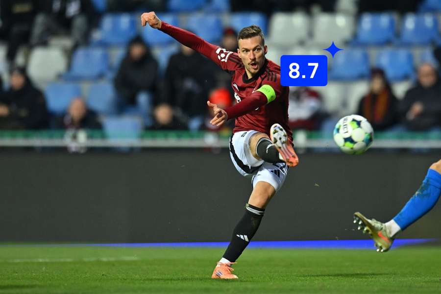 Haraslín sa podieľal na oboch góloch Sparty. Haraslín sa podieľal na oboch góloch Sparty.