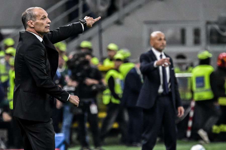 Massimiliano Allegri (l.) und Luciano Spalletti stehen unter Druck.