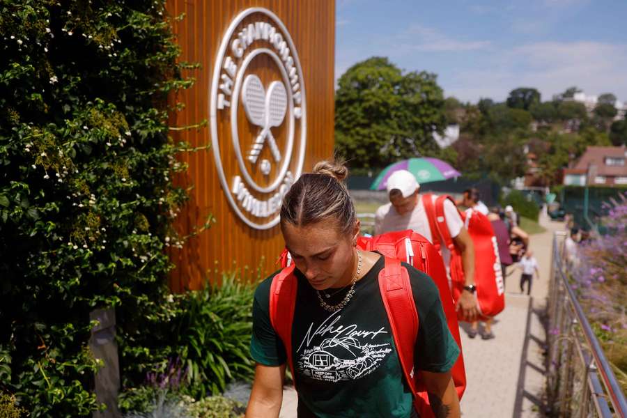 Aryna Sabalenka ya espera su debut en Wimbledon