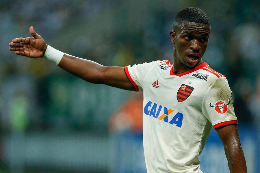 Vinícius, con el Flamengo