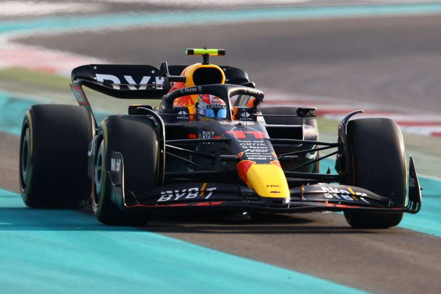 Sergio Perez is hoping to secure second in the driver's championship in Sunday's Abu Dhabi finale