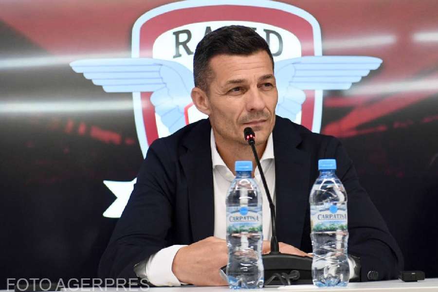 Costel Gâlcă a susținut prima conferință de presă în calitate de antrenor al Rapidului