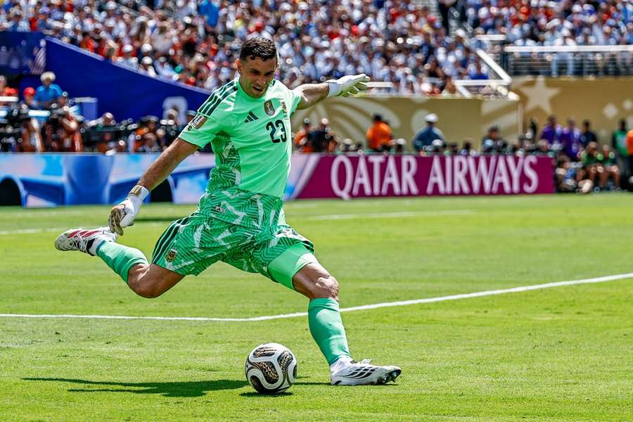 Opora Aston Villy a reprezentace Argentiny Emiliano Martínez