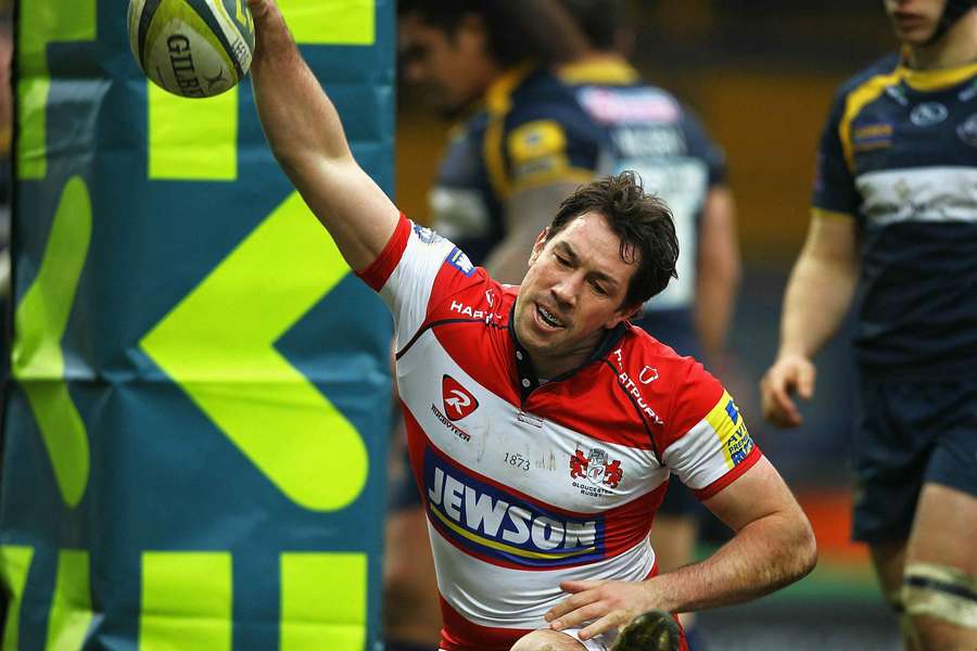 Tom Voyce comemora pelo Gloucester