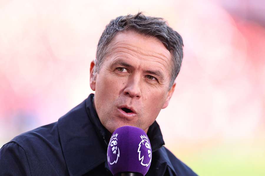 Michael Owen en marge d'un match de Premier League début-mars.