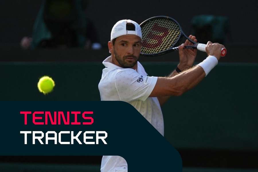 Grigor Dimitrov in action