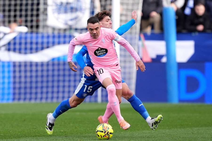 Iago Aspas, en el Alavés-Celta