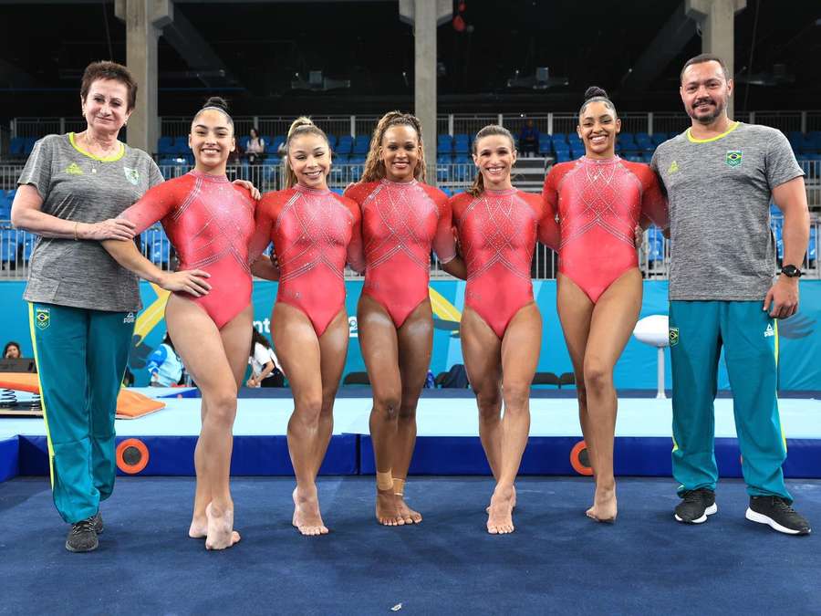 Brasil chega forte para a ginástica feminina no Pan de Santiago