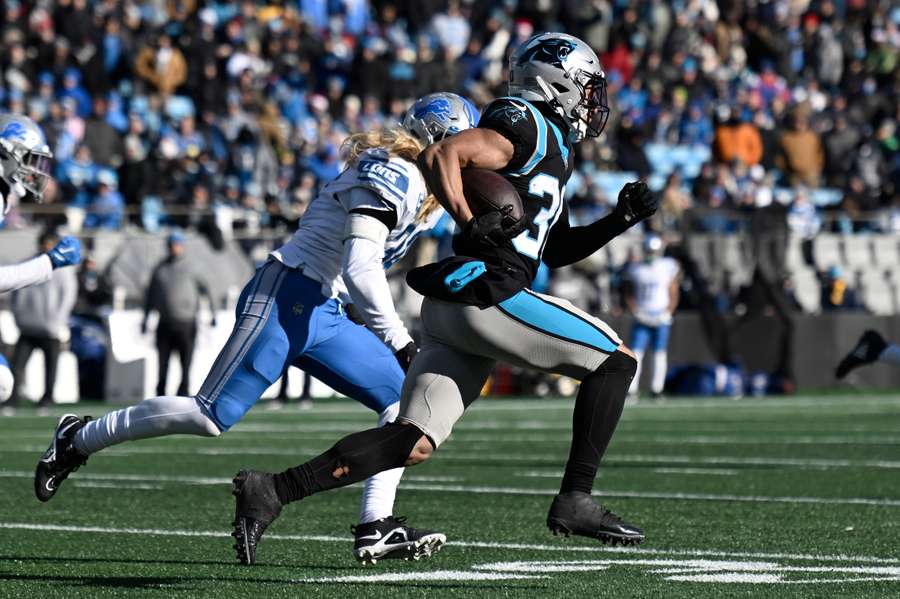 Chuba Hubbard speelde eindelijk eens een prima pot voor de Panthers