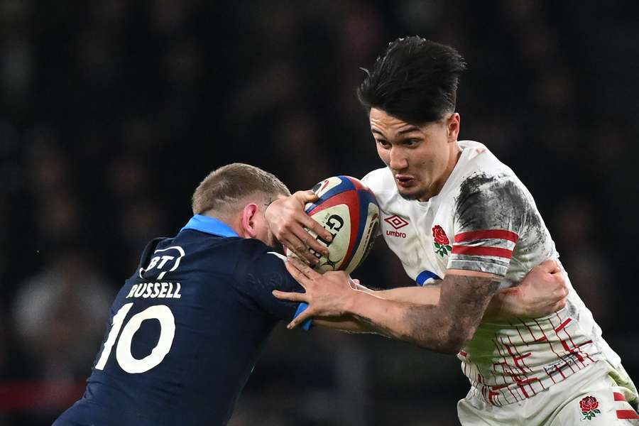 Marcus Smith (R) has been benched for England's Six Nations clash against Italy
