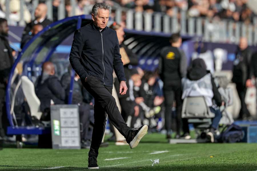 Claude Puel le 1ᵉʳ mars. Claude Puel le 1ᵉʳ mars.